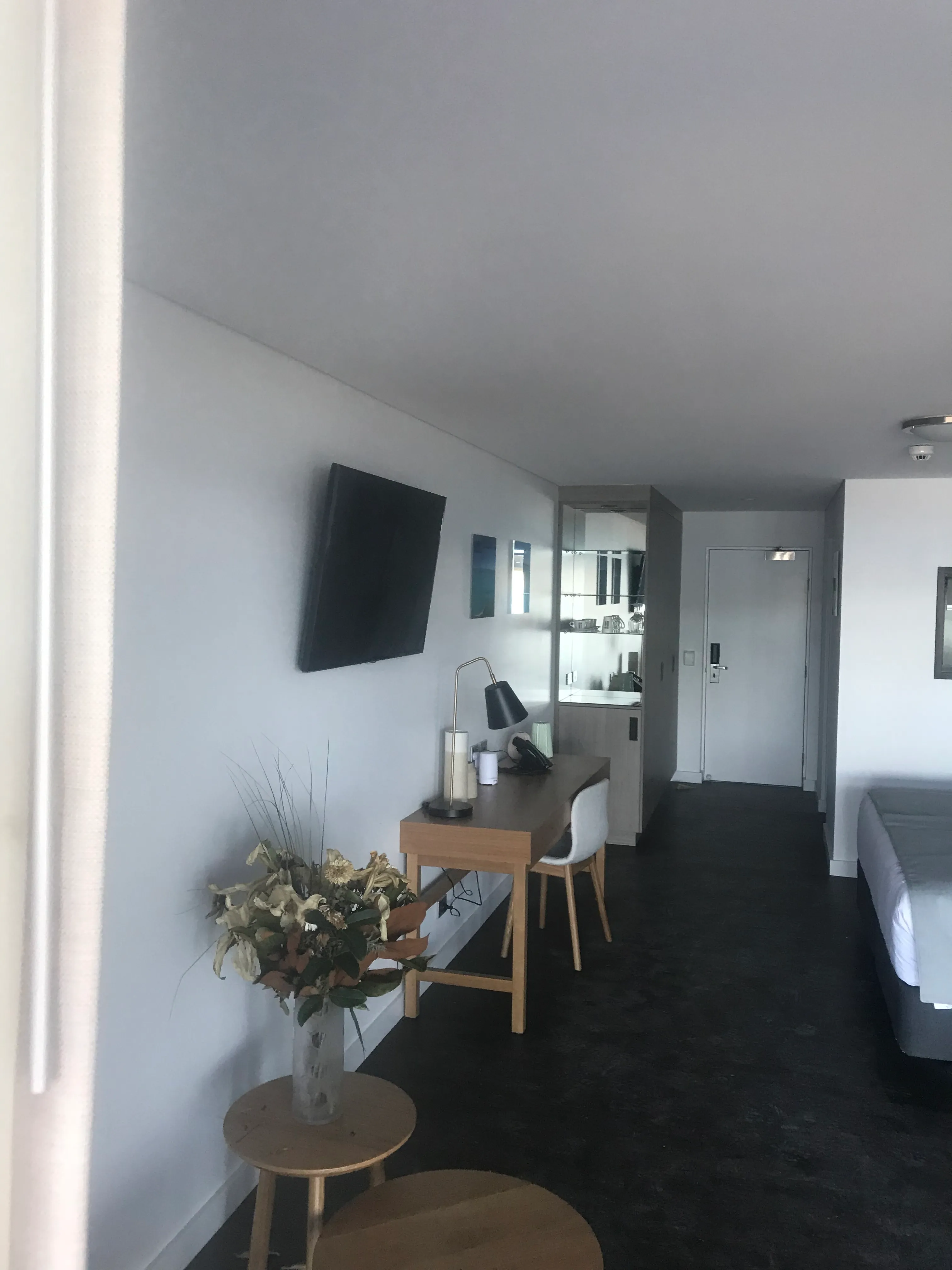 Completed Daydream Island resort room — fully fitted with in-room entertainment, telecommunications, and guest services.
